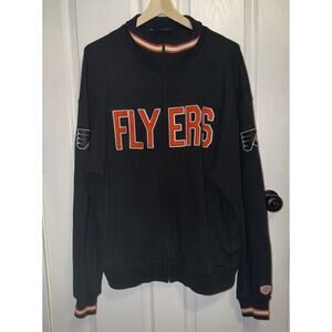 Old Time Hockey NHL Philadelphia Flyers Full Zip Men’s Black XXL Sweatshirt Logo